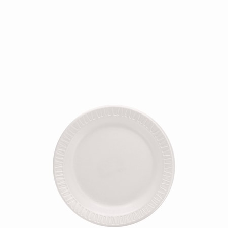 Solo Plate, 6", Foam, White, PK125 DCC 6PWQR